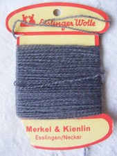 Esslinger Wolle DIY Stopfgarn grau Stopfwolle vintage stopfen basteln Garn alt