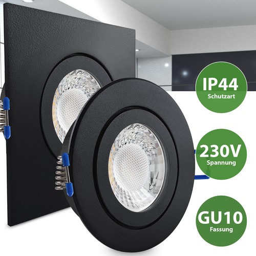 Led einbaustrahler 230v gu10 - einbaustrahler,