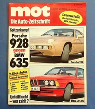 Auto-Zeitschrift: MOT Auto-Journal 21 /1978 * Porsche BMW Alfa Romeo Audi Ford 