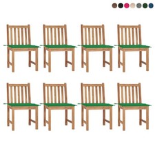 Gartenstühle mit Kissen Teak