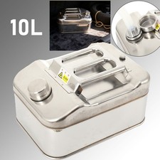 Edelstahl Benzinkanister Kanister Benzin Reservekanister 10 Liter Sprit