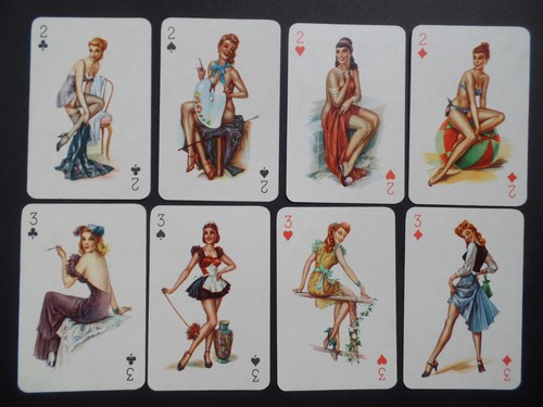 Pin kartenspiel 50er 60er - pin,