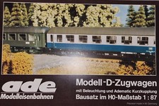 ade Modell-D-Zugwagen-Bausatz mit Beleuchtung H0 B-3001--4