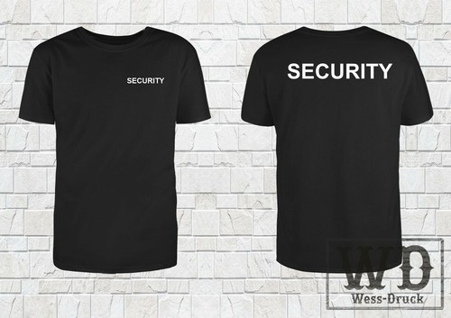 Security shirt schwarz - t-shirt,