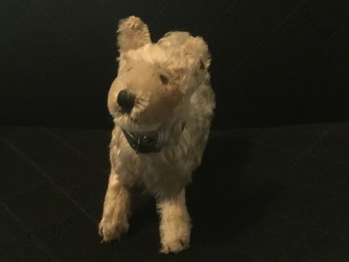 Steiff hund laika knopf - hund,