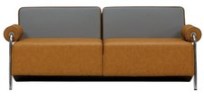 Sofa Luxus Leder Couch Sofas