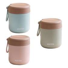 Suppentasse Mittagessen Behälter mit Deckel und Klapplöffel für Outdoor Schule