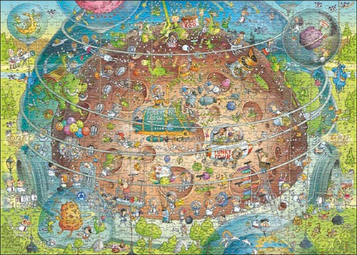 Puzzle funky zoo - puzzle, t.)