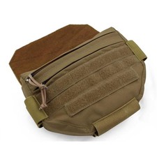 Drop down plate carrier - down,