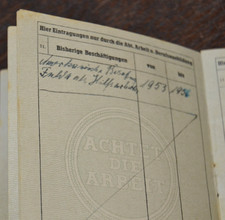 Ausweis 1956 Amerikanische