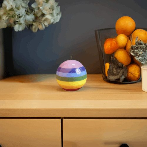 Chakra kerze ball multicolor - chakra,