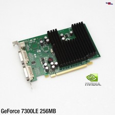 GEFORCE 7300LE 256MB NVIDIA VIDEO CARD GRAFIKKARTE DUAL HEAD DVI PCI-E x16 