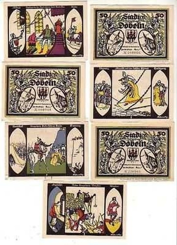 Banknoten notgeld stadt - 7,