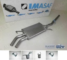 IMASAF Auspuff Mitteltopf für Audi A4 + Avant + Cabrio 2.5 TDI (8E/8H) 2001-2006