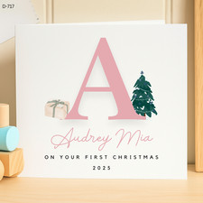 Babys erste Weihnachtskarte