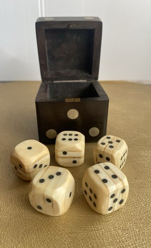 Vintage würfel set echte - vintage,