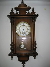 Emes Pendeluhr Regulator Wanduhr revidiert Vintage