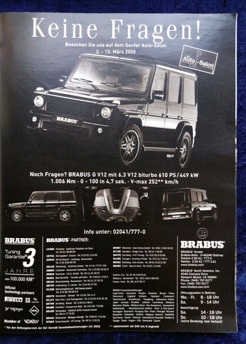 Brabus mercedes klasse v12 - mercedes, g-klasse