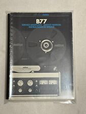 Studer Revox B77 Serviceanleitung Service Manual ORIGINAL     NO COPY