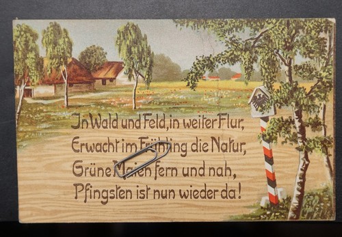 Feldpostkarte künstler spruch - künstler,