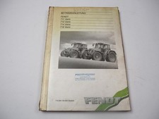 Fendt 711 712 714 716 Vario Traktor Betriebsanleitung Bedienung Wartung 2004