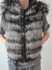  Silberfuchs   Echtpelzweste Gr. XS
