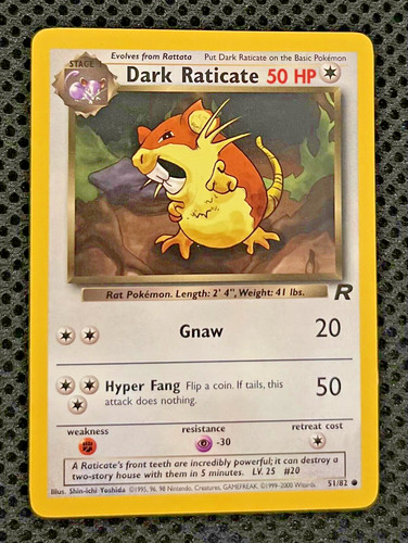 Dark raticate team - dark, 51/82