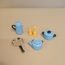 Marianne Modelle Konvolut Emaille | Puppenhaus Geschirr | Töpfe | Küche #Bh3