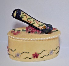 Schmuckdöschen - Motiv Stiefel -  Polystein 