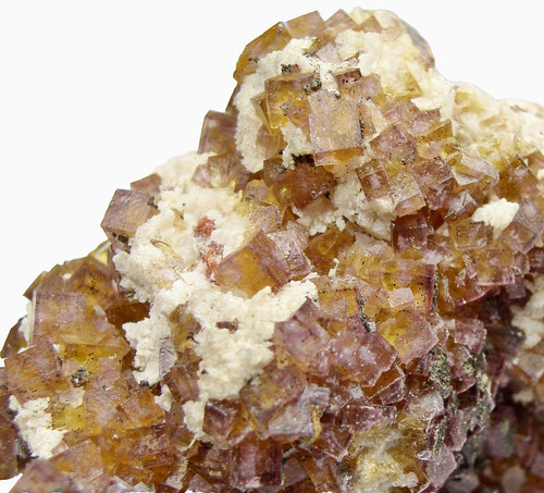 Fluorit dunkelgelb dolomit - fluorit,