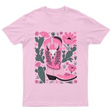 Rosa Cowboystiefel Stier