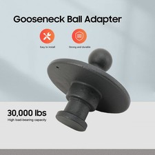 Zoll gooseneck kugeladapter - 2,