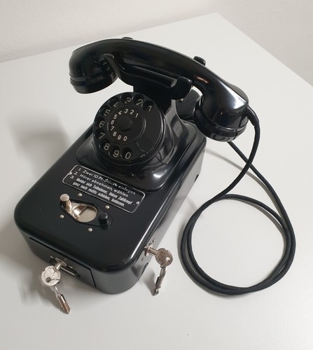 Altes telefon münztelefon - altes, mt