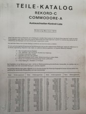 Opel rekord commodore a - opel,