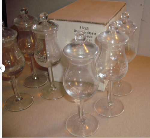 Schladerer schnaps glas kelch - schnaps,