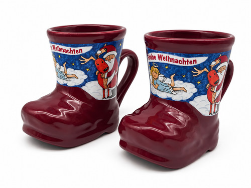 Glühweinstiefel becher - 2x,