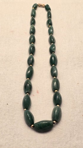 Vintage aventurin jade - jade, kette
