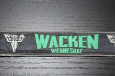 Wacken Open Air - WOA "Wednesday" 2022, Wristband, Aufnäher, Patch Kutte