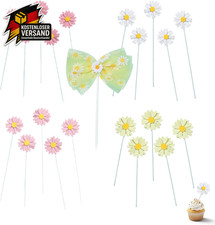 Gänseblümchen Kuchendeko Set
