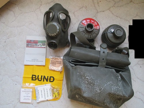 Konvolut gasmaske m65 - gasmaske,