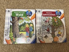 2 Tiptoi Bücher Komm mit in den Wald und Unsere Jahreszeiten