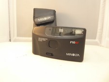 Minolta F10BF 35mm Filmkamera Compact Point & Shooting DX Auto Red Eye Wie neu!