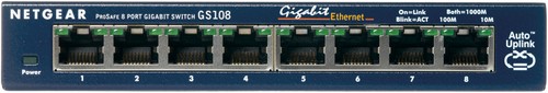 Netgear prosafe gs108 - netgear, 8-port