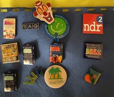 13 Pins Werbung Dachbodenfund Sammlung