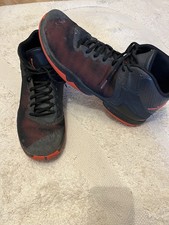 Schwarz Rote Jordens Nike Größe 49 5 Sneaker Sportschuhe Top Zustand