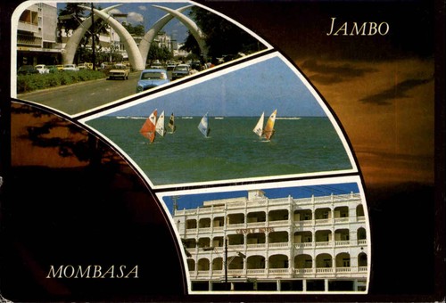 Jambo mombasa kenia postkarte - jambo,