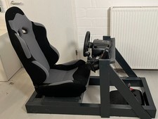 Racing Seat / Sim Rig / Rennsitz - sehr stabil aus massivem Holz (ohne Lenkrad)
