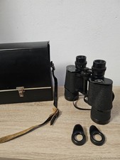 Dr. Hans Hensoldt Wetzlar Hensar 7x50 Fernglas Feldstecher Binocular Köcher