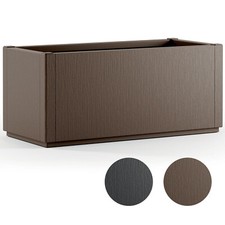 CASARIA® Pflanzkasten Ethica 80x36x36cm 80L witterungsbeständig UV-stabil