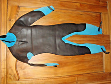 Neoprenanzug/Surfanzug, M, schwarz u. türkis, gebraucht, Reißverschluss defekt